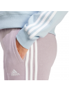 Dámske fleecové nohavice - tepláky adidas Essentials s 3 prúžkami Purple IR5403, fialové